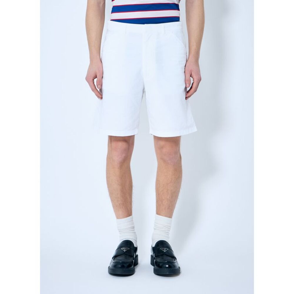Prada Men Oxford Shorts